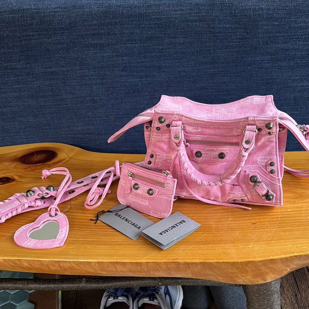 Balenciaga Pink city mini